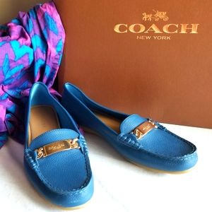 Coach Loafers Olive Pebble S2